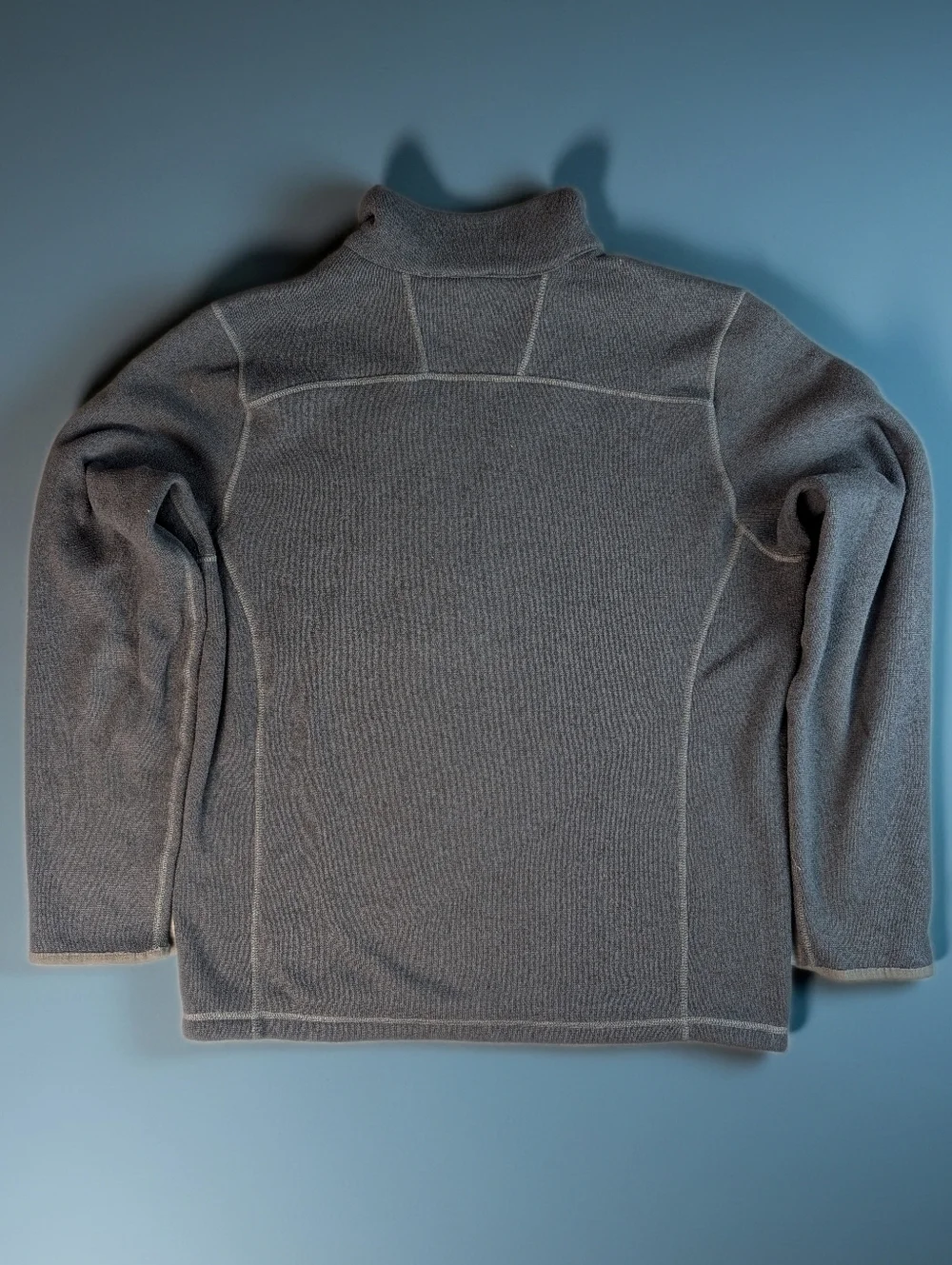 The North‎ Face Gordon Lyons Fleece Pullover Sweater 1/2 Zip Gray Mens L